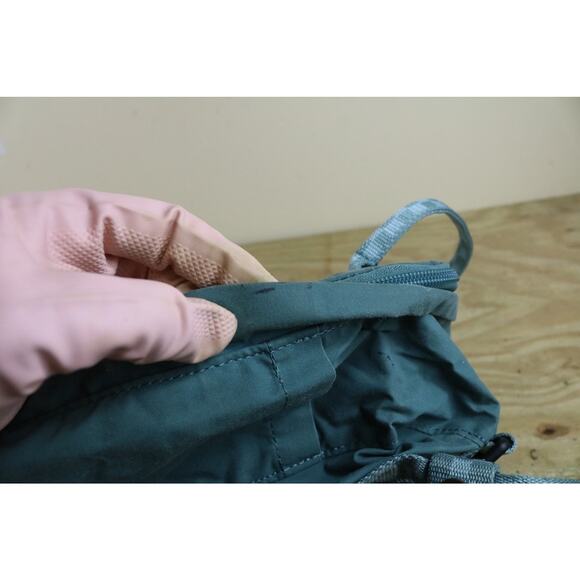 Fjallraven Backpack Kånken Mini Green Double Handle Check Print Handles Straps main image 12